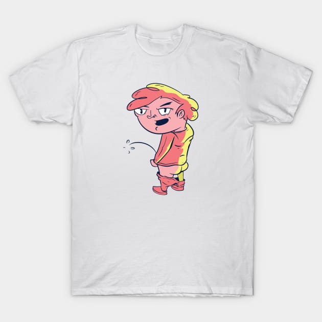 Bad Boy Urinating T-Shirt by JFDesign123